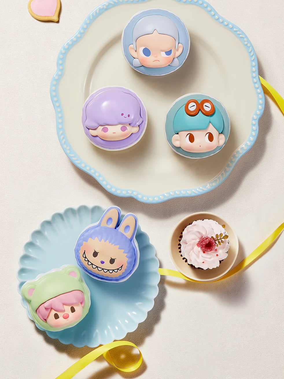 Valentine’s Day POP BEAN - Macaron Dessert Series Mini Charms Mystery Box Blind Box