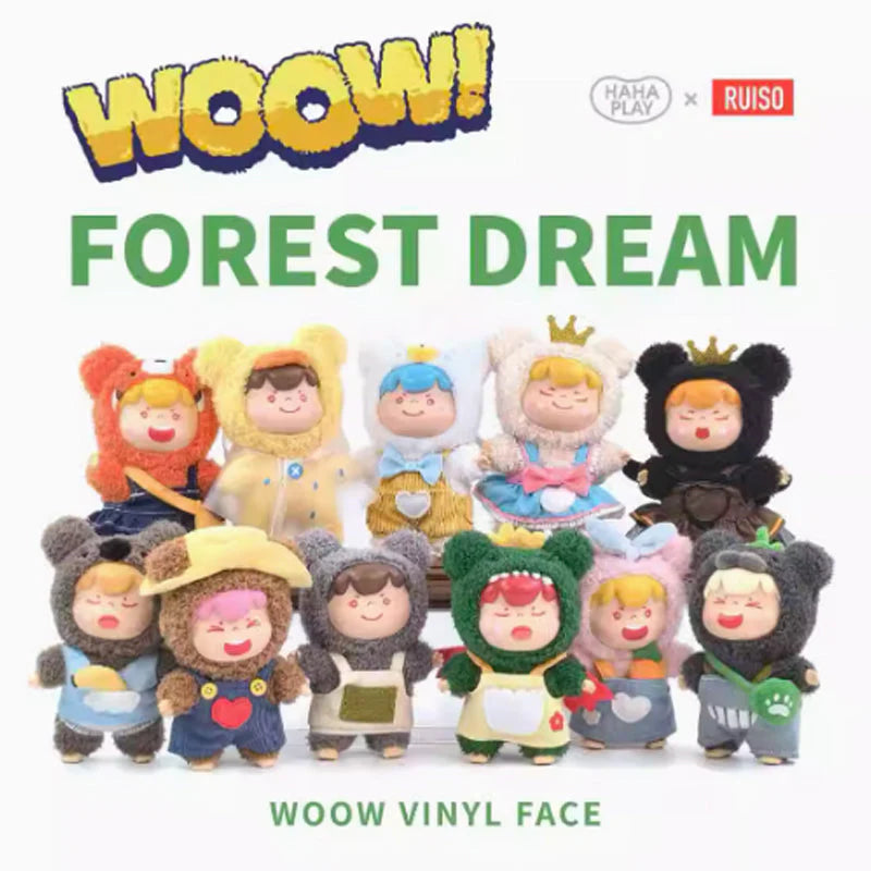 WOOW Forest Dream Vinyl Face Series Plush Dolls