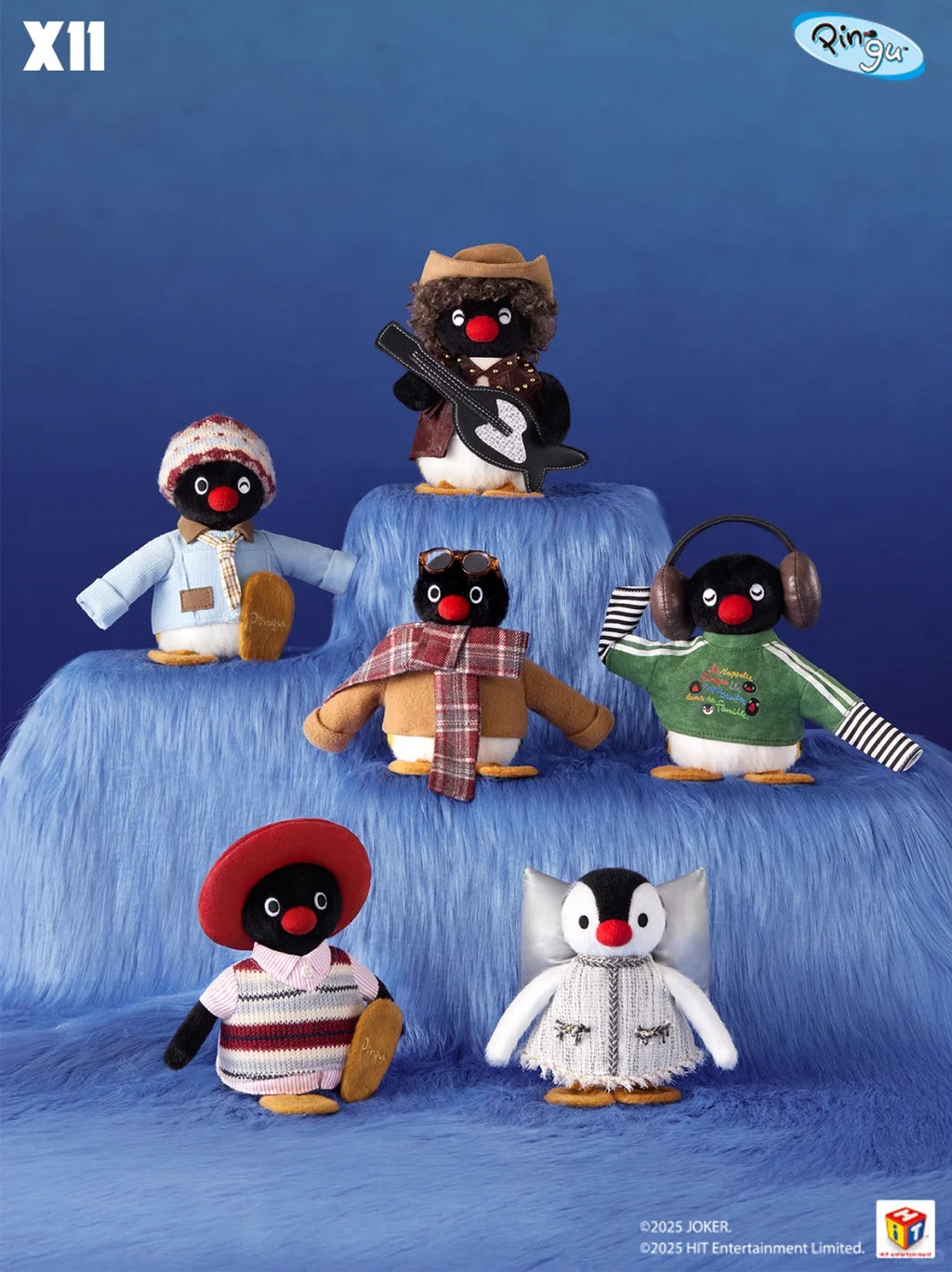 PINGU 45th Anniversary Vintage OOTD Series Plush Blind Box