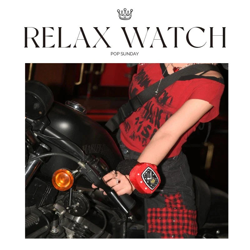 POP SUNDAY Relax Watch Plush Pendant Blind Box