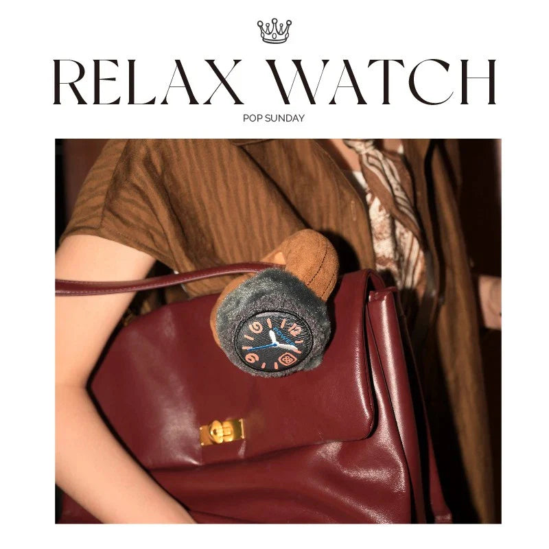 POP SUNDAY Relax Watch Plush Pendant Blind Box