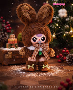 Baby Three A Letter on Christmas Eve 400% brown fluffy bunny