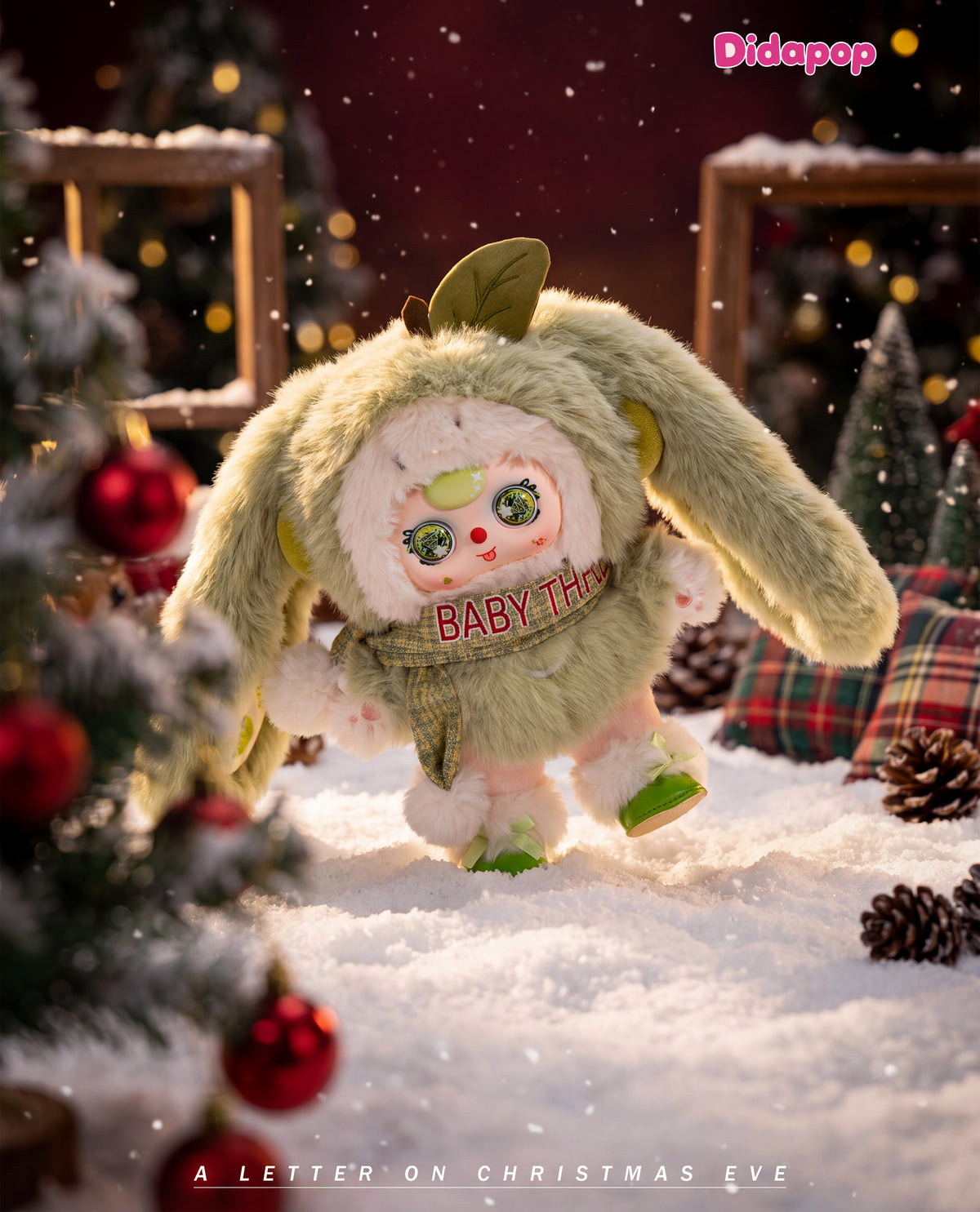 Baby Three A Letter on Christmas Eve 400% warm winter apple