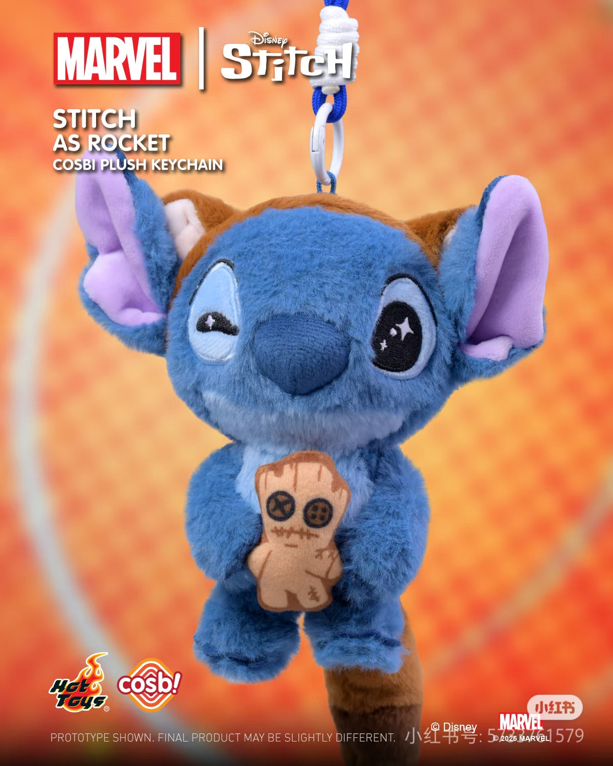 STITCH MV Cosbi Plush Keychain Series Blind Box