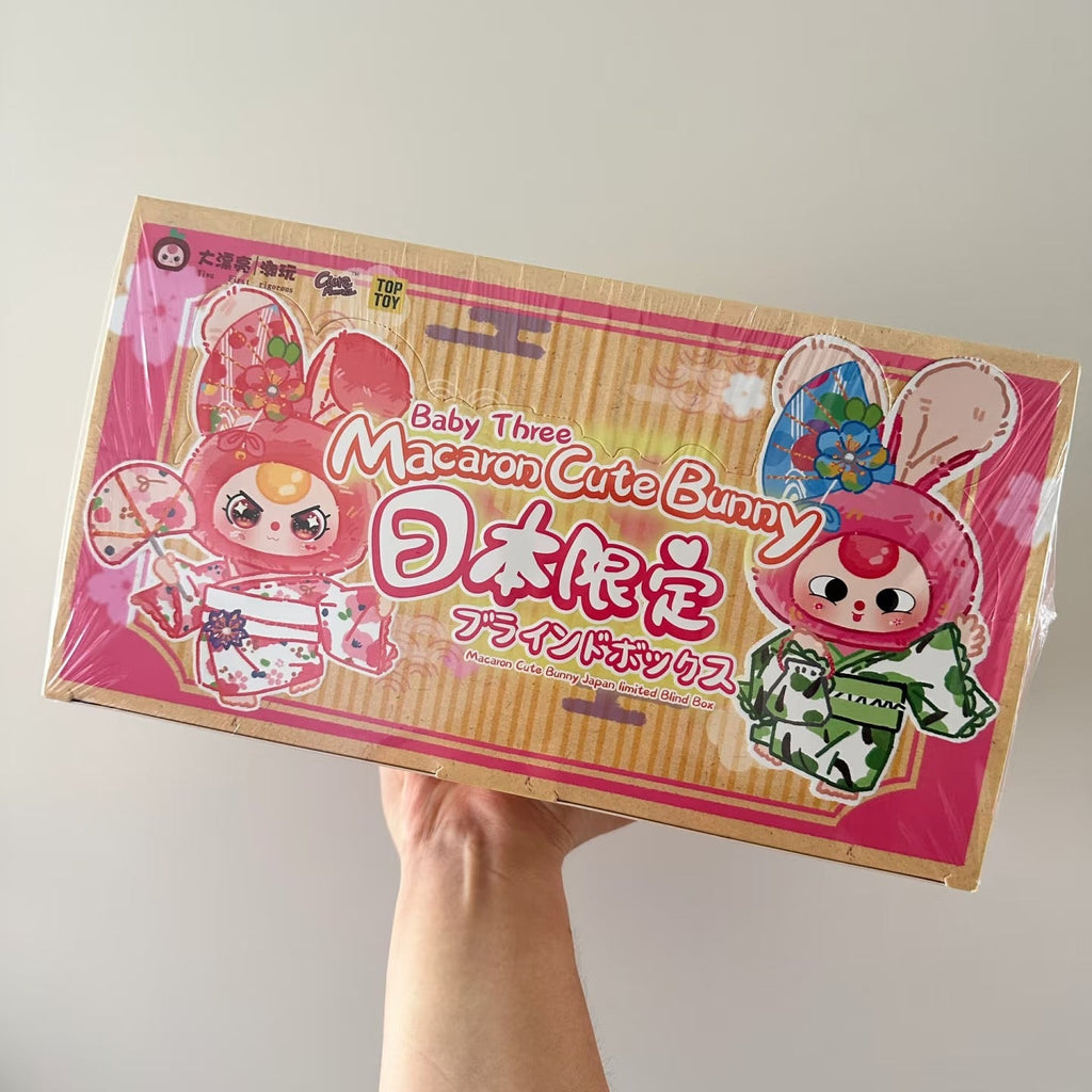 Baby Three-Macaron Cute Bunny Japan Limited Blind Box