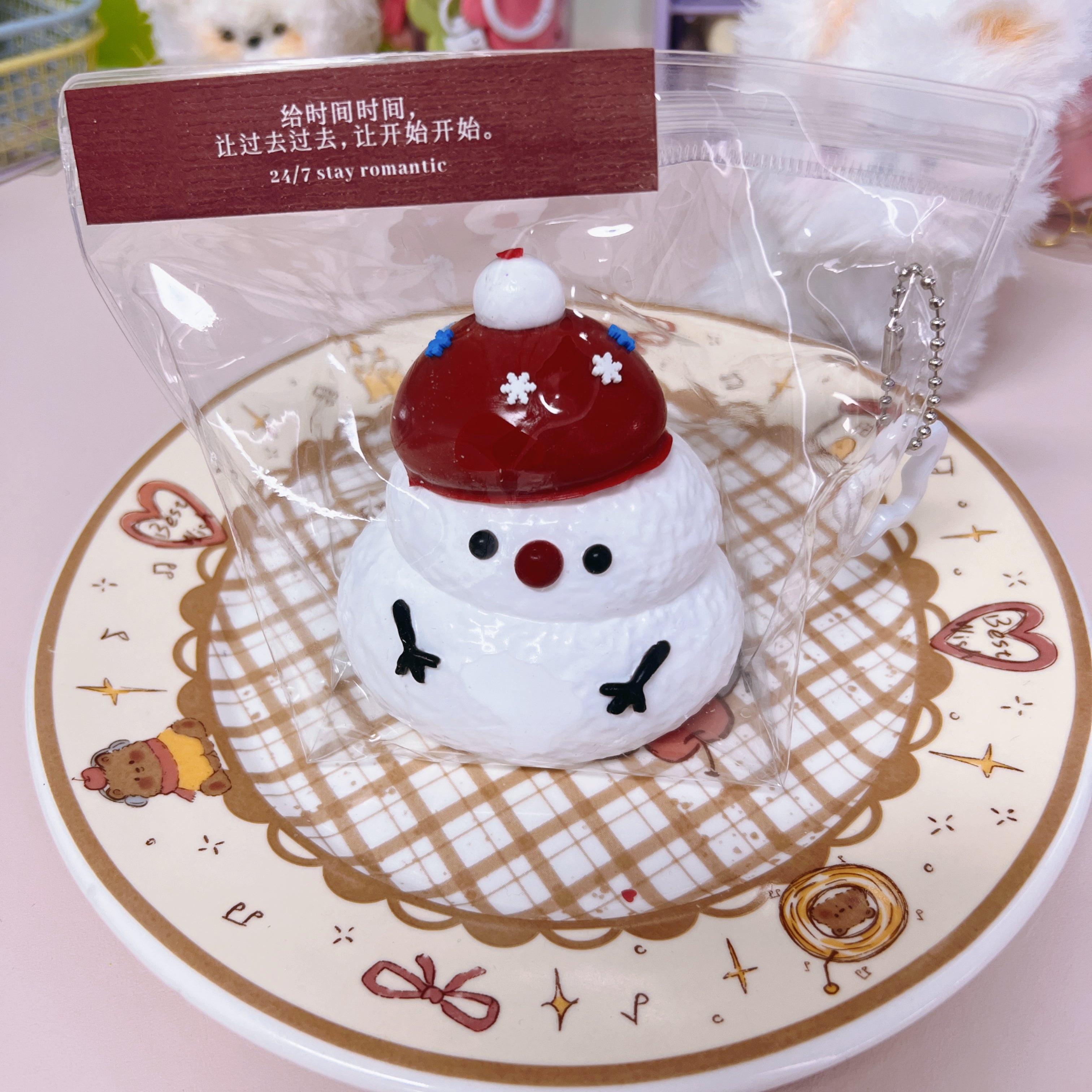 Taba Squishy Didapop Didasquishy - Snowman Squishy Toy