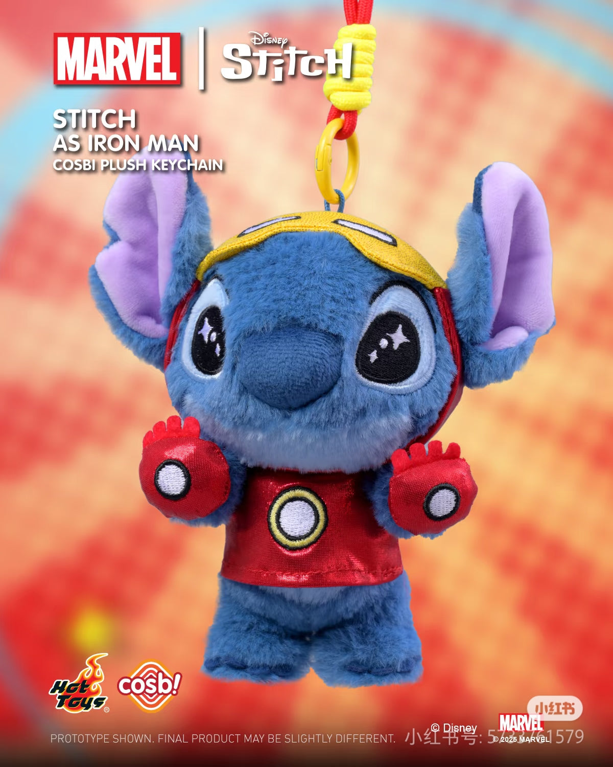 STITCH MV Cosbi Plush Keychain Series Blind Box
