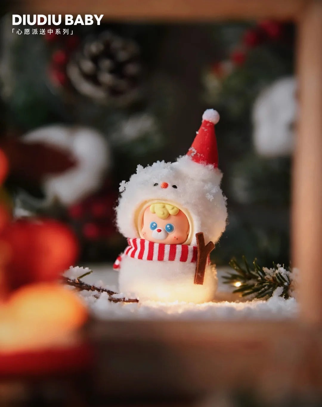 Diudiu Wish Delivery Series Figurines | Christmas Themed Kawaii Collectible Toys