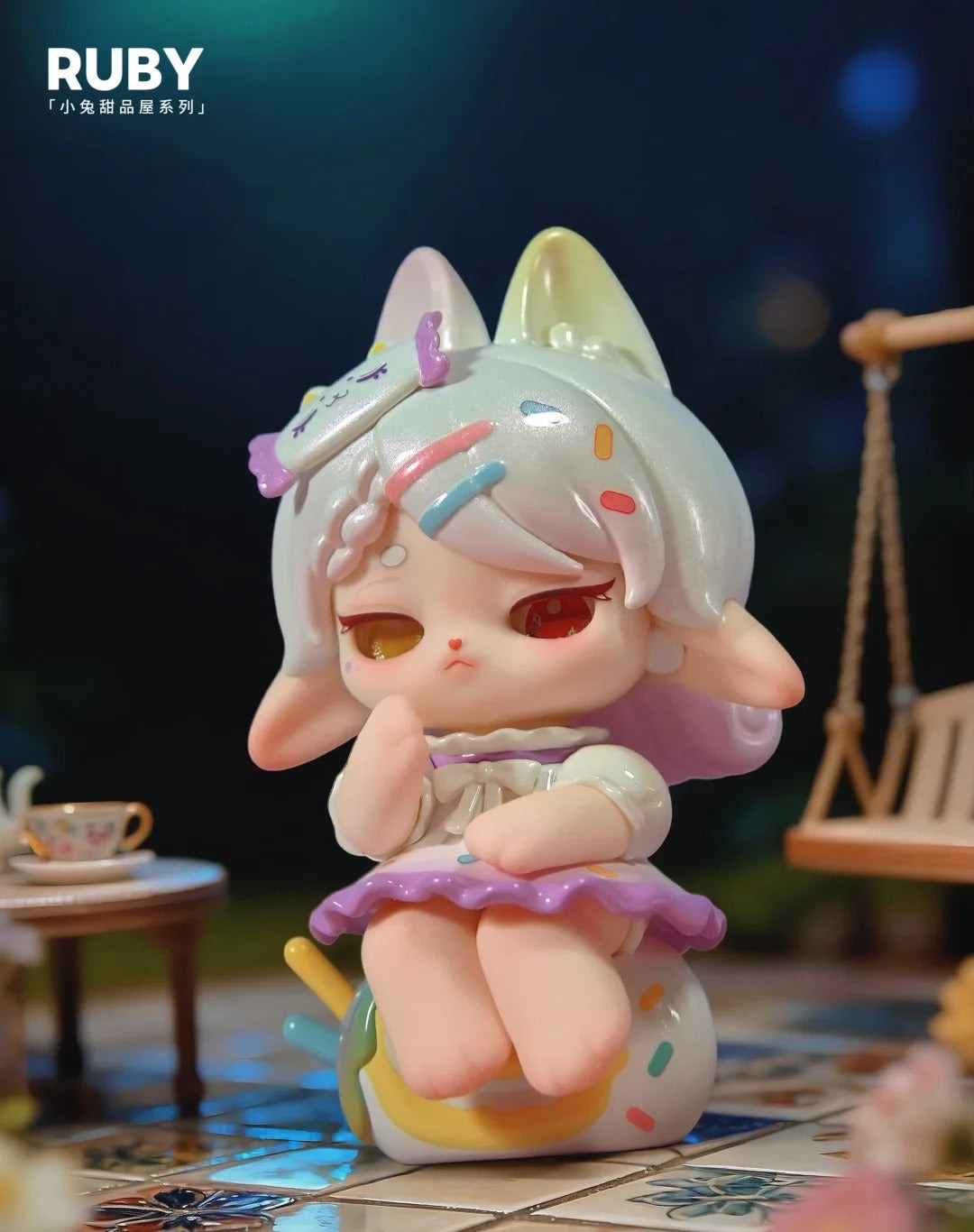 RUBY Bunny's Sweet House Figure Series Blind Box Cute Bunny Dessert Decor Toy