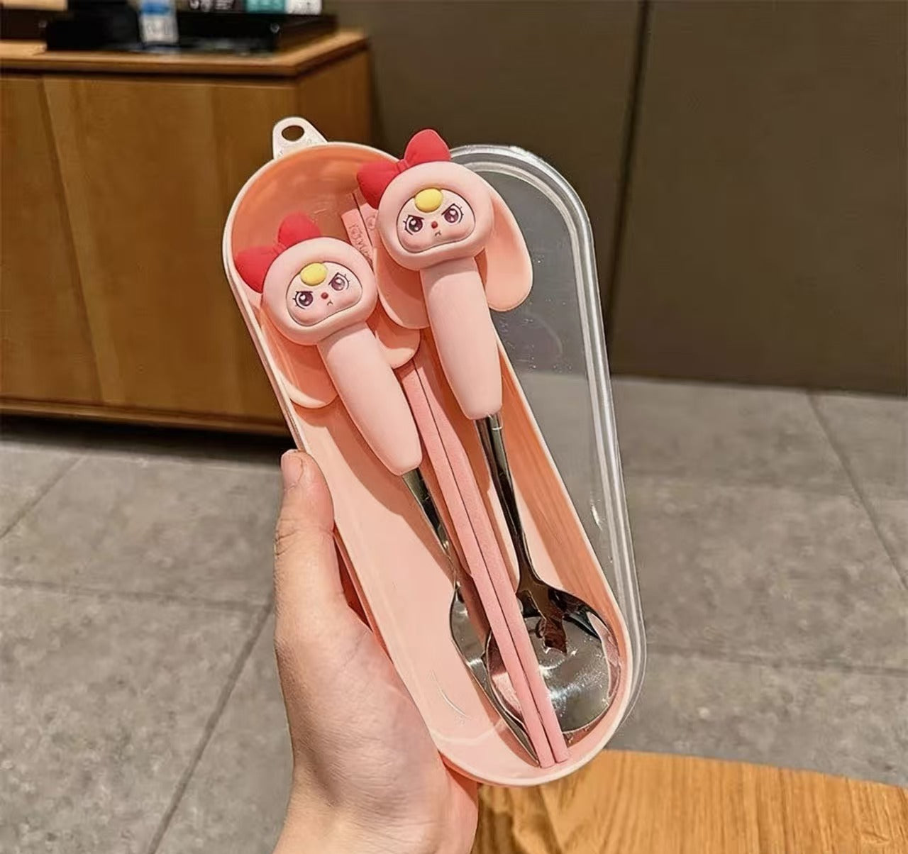 Baby Three Tableware Set – Spoon, Fork & Chopsticks