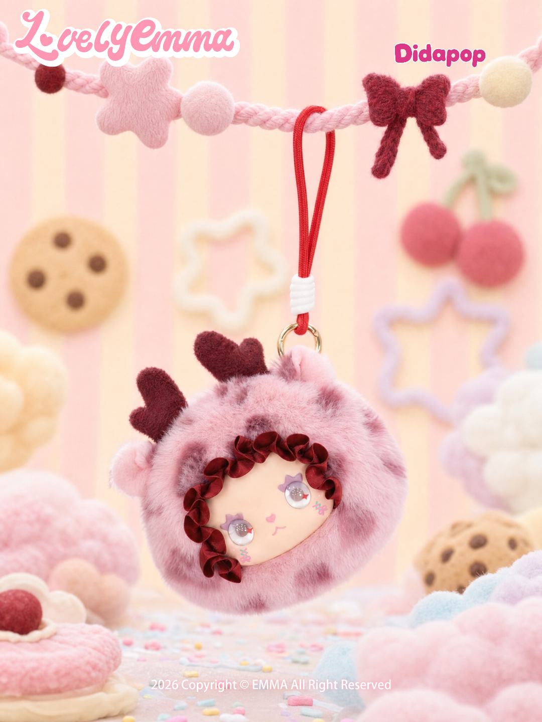 LUCKY EMMA Silly Little Cutie Pouch Series Plush Blind Box