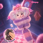 Nommi x Disney Dreamy Cat Tales Cheshire Cat plush pendant with pat-for-cat-sounds feature