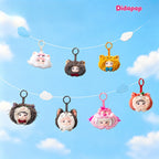 Nommi x Disney Kitty Diaries plush keychain charms full set