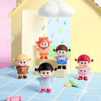 YUUNA Mini Figure Blind Box - Playful Raincoat Series for Decoration & Collection