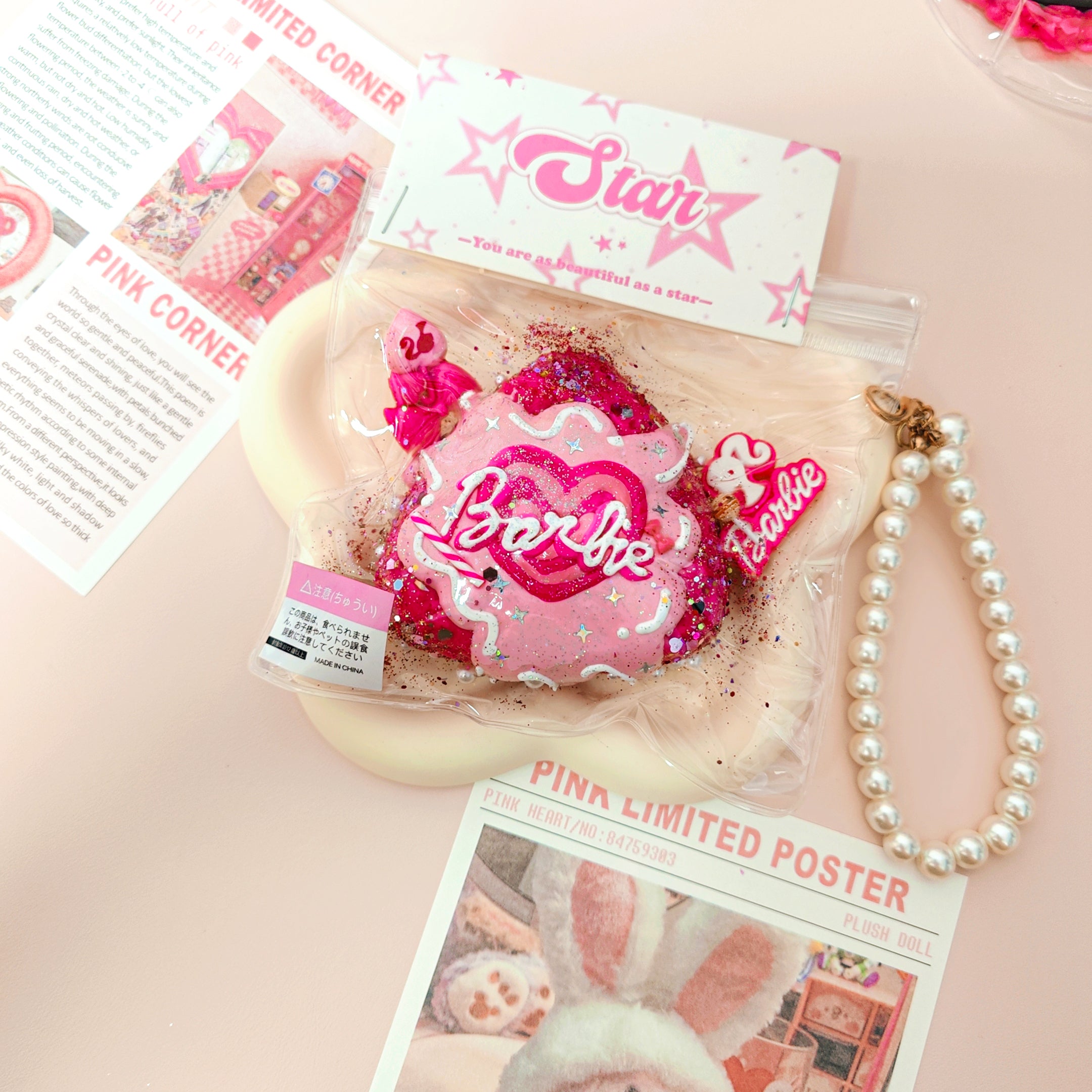 Tabasquishy Barbie Rice Ball Squishy - Handmade by DIDAPOP