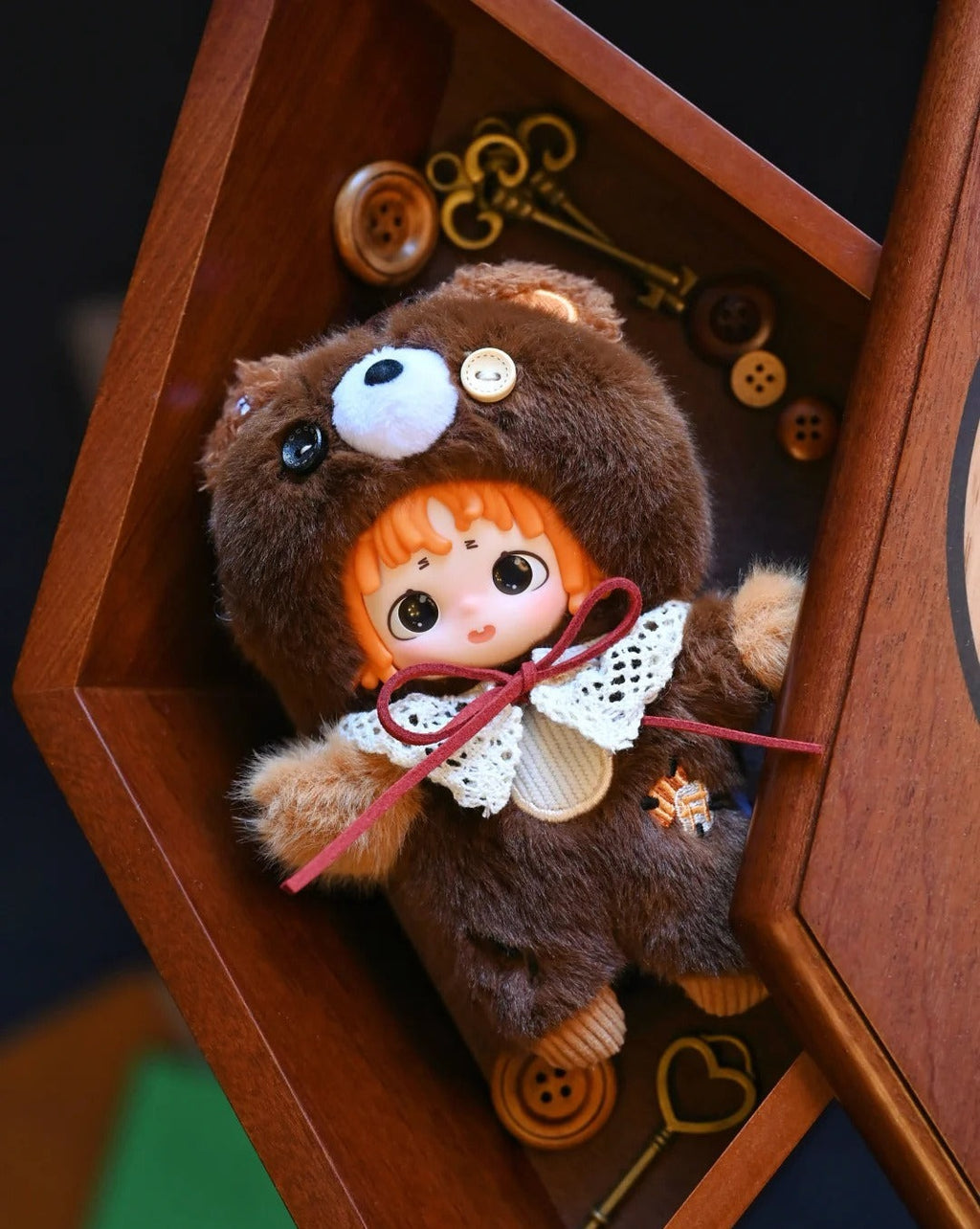 FURFUR The Stitched Dreamtime Blind Box - Retro Plush Doll Collectible with Poseable Skeleton