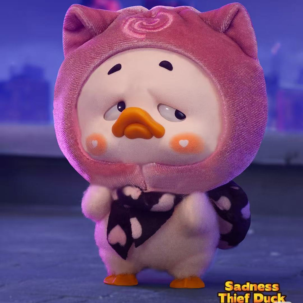 Pocky Upset Duck Colorful Player Plush Keychain Blind Box