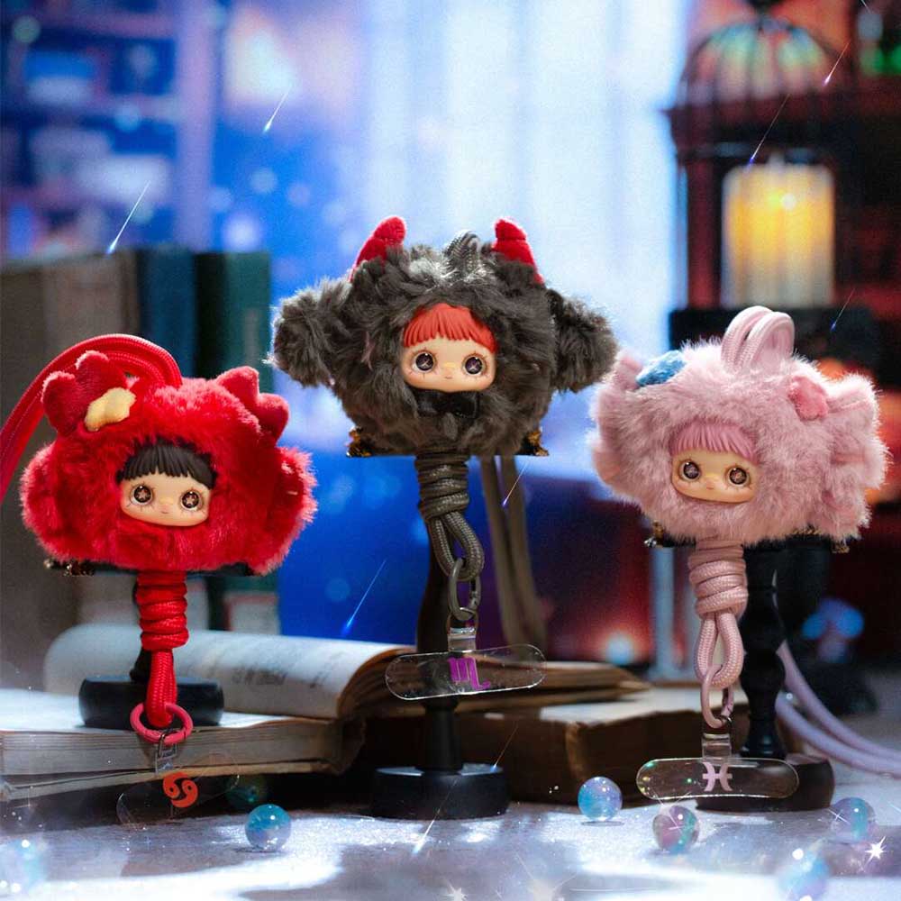 MAYMEI Horoscope Stories Series Plush Lanyard Blind Box