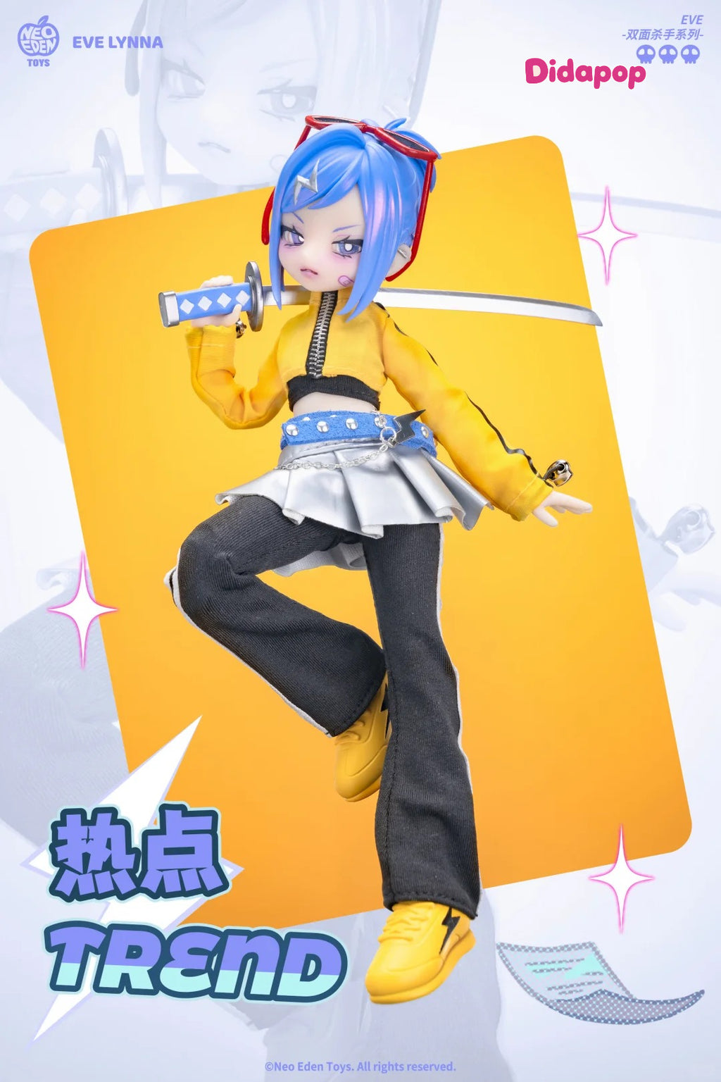 Evelynna Doppleganger Series Action Figure MJD Blind Box