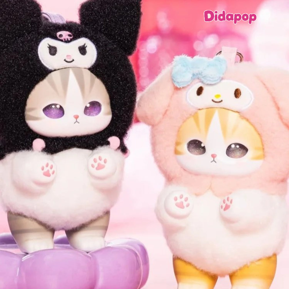 mofusand x Sanrio Characters Kiramekko Plush Blind Box